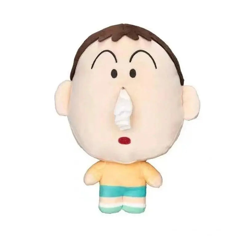 Crayon Shinchan Small Boochan Paper Box Anime Tissue Box Doll Small Pendant Tissue Box Gift Wholesale Hanging Ornaments Bag